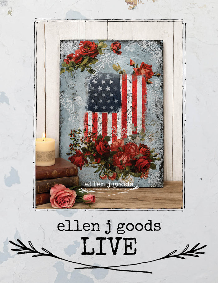 Mixed Media Patriotic Panel Basics| Layering and Blending 6/22/2026