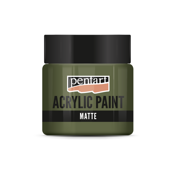 Acrylic paint matte