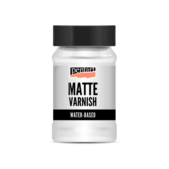 Matte varnish, water based