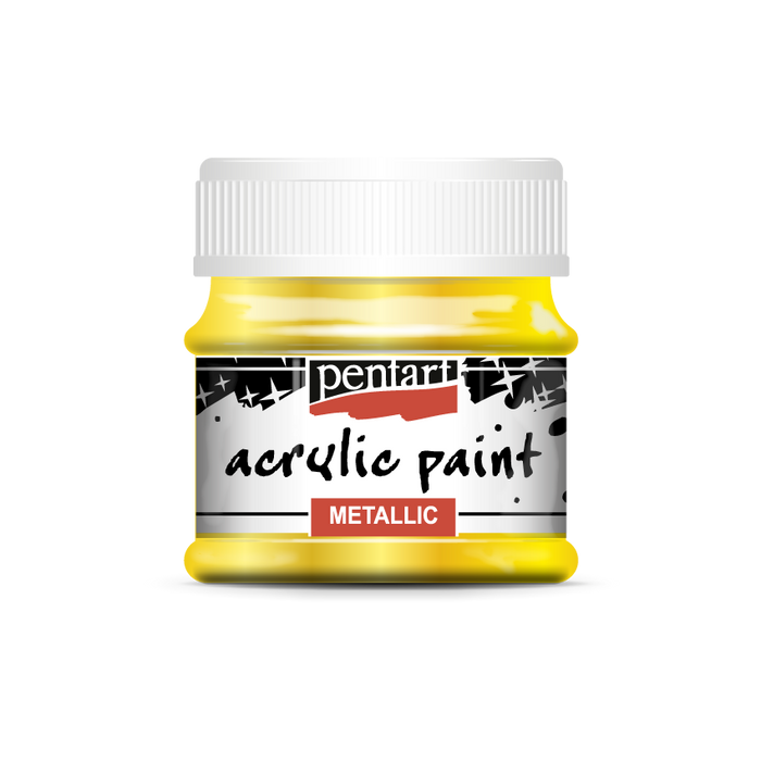 Acrylic paint metallic, design by Pentart, arts & entertainment > hobbies & creative arts > arts & crafts, for decoupage and crafting