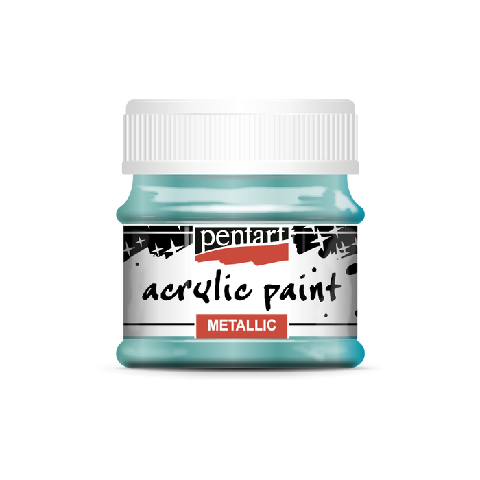 Acrylic paint metallic, design by Pentart, arts & entertainment > hobbies & creative arts > arts & crafts, for decoupage and crafting