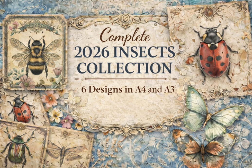 Iveta Ziedina Vintage Insects 2026 Complete Collection