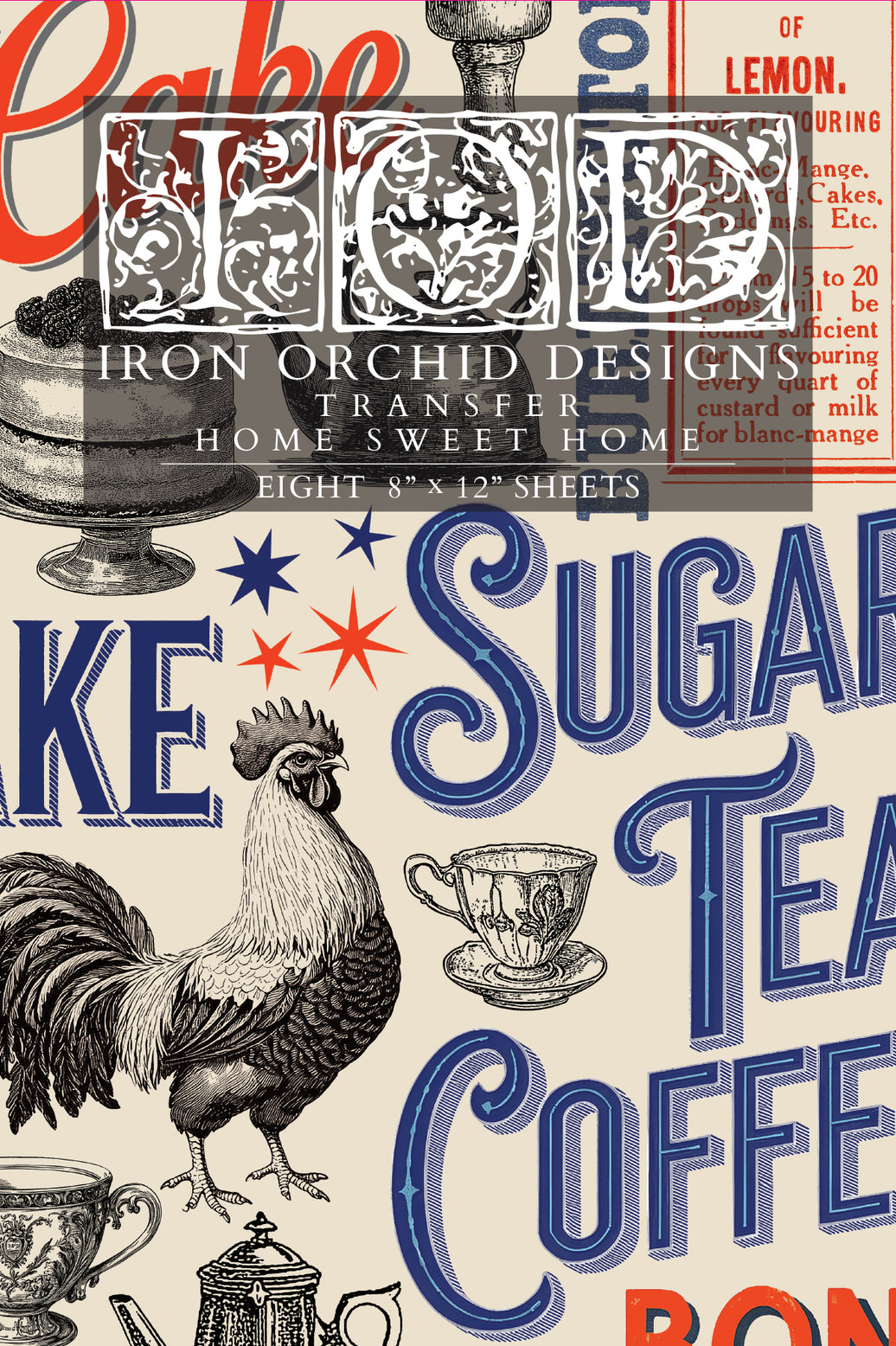 Home Sweet Home IOD Transfer 8x12 Pad