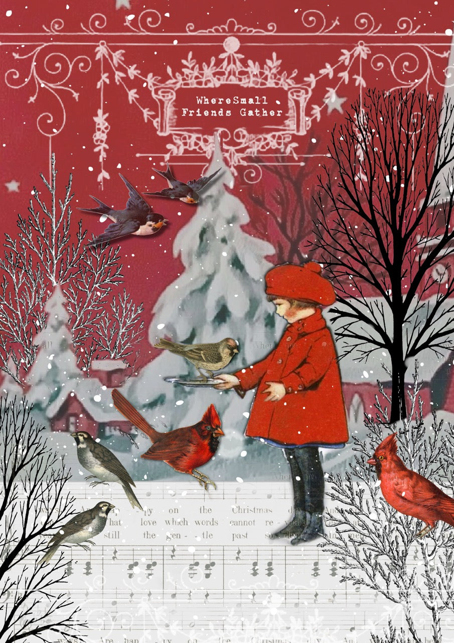 Gathering of Friends - Seasons Greetings 1962 - ellen j goods