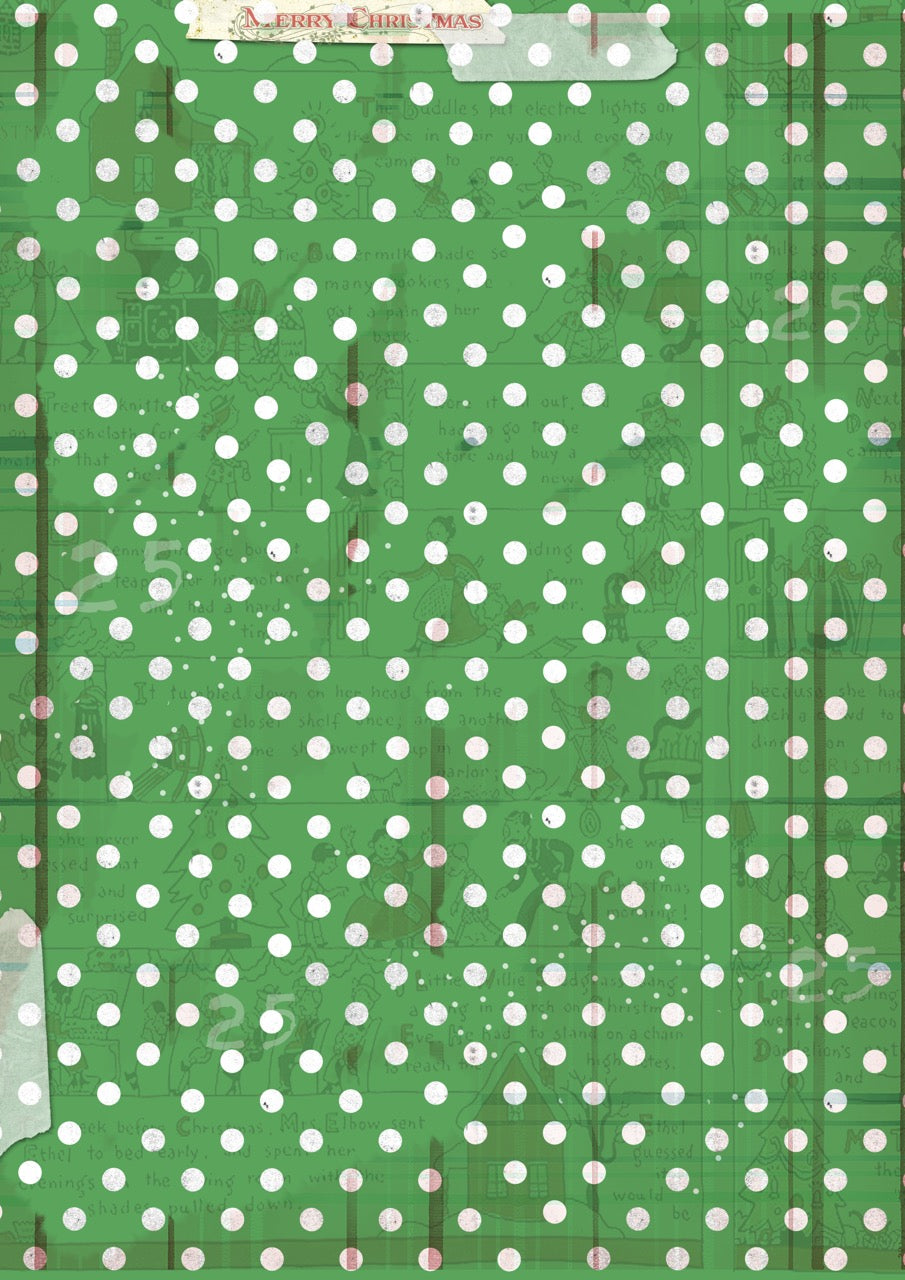 Merry Mint Dots - Seasons Greetings 1962 - ellen j goods
