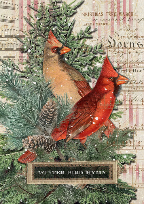Winter Bird Hymn - Northwoods Holiday - ellen j goods