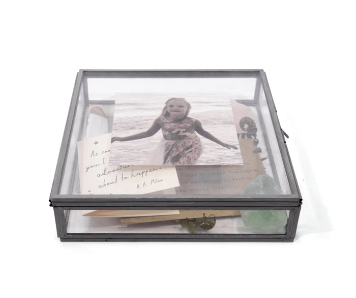 Glass Memory Box
