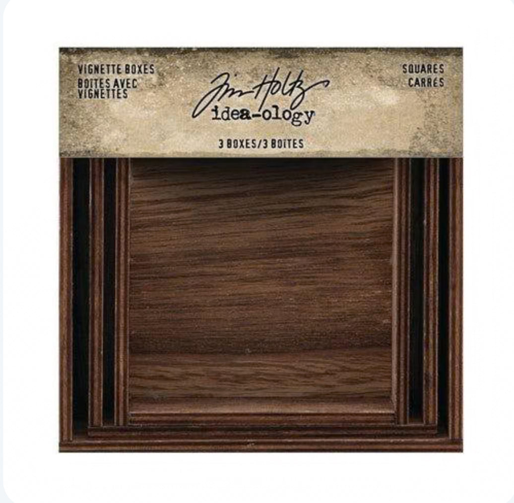 Tim Holtz Vignette Boxes Squares