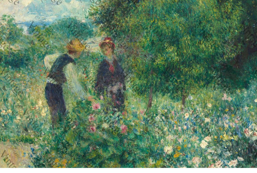 Picking Flowers | JRV large Rice Paper