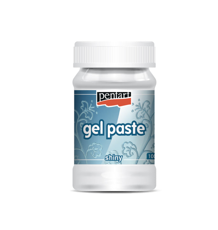 Gel paste transparent, shiny, 100 ml, design by Pentart, arts & entertainment > hobbies & creative arts > arts & crafts, for decoupage and crafting