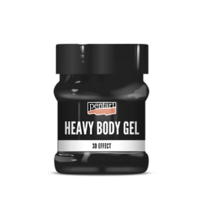 Heavy Body Gel Glossy Black, design by Pentart, arts & entertainment > hobbies & creative arts > arts & crafts, for decoupage and crafting