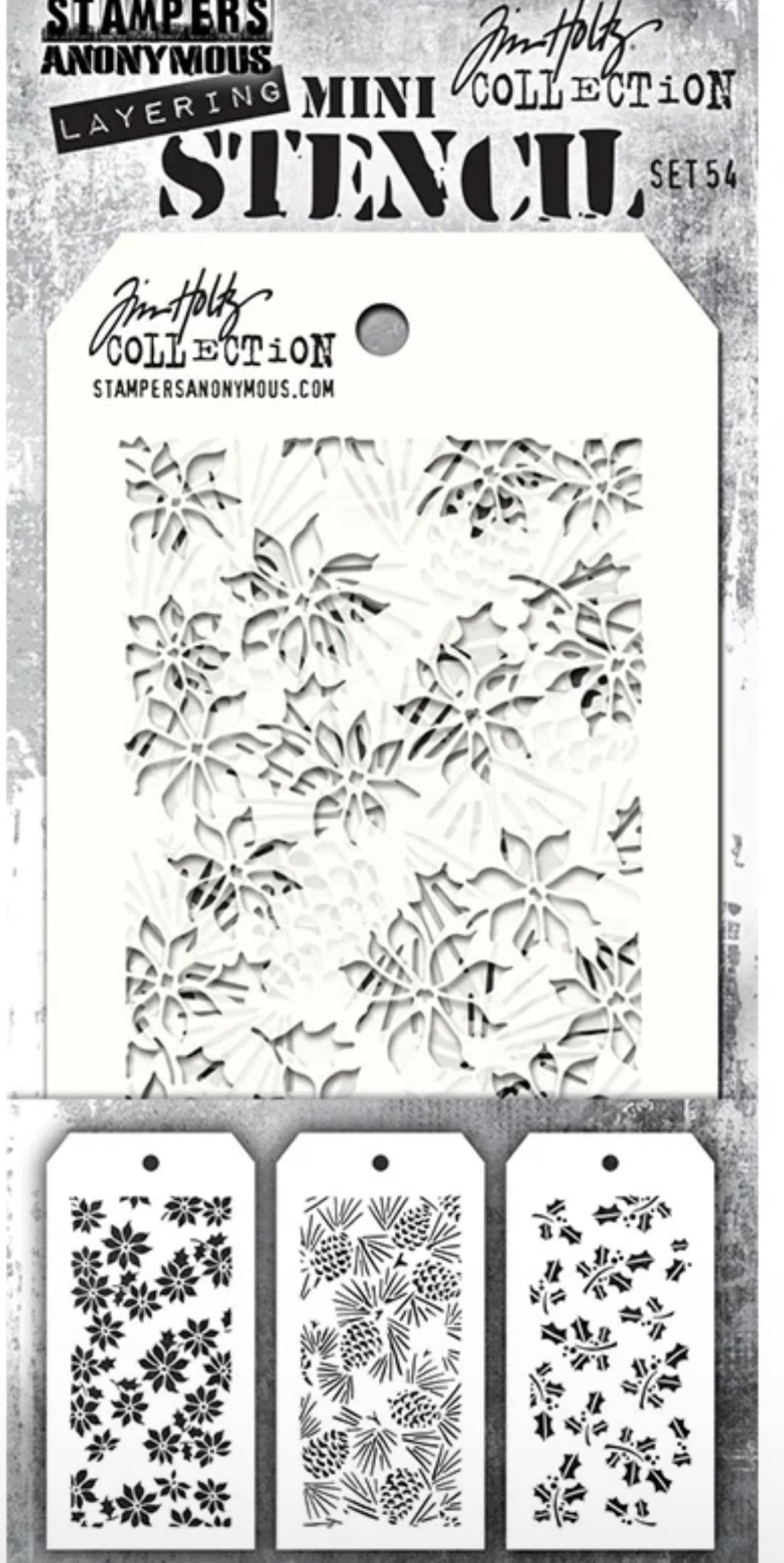Tim Holtz Stencil Mini Set # 54