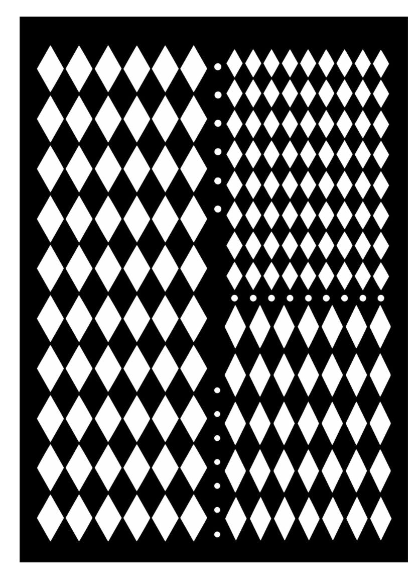 Multi Harlequin Stencil