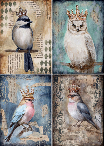 Teresa Rene Art Four Birds 0587