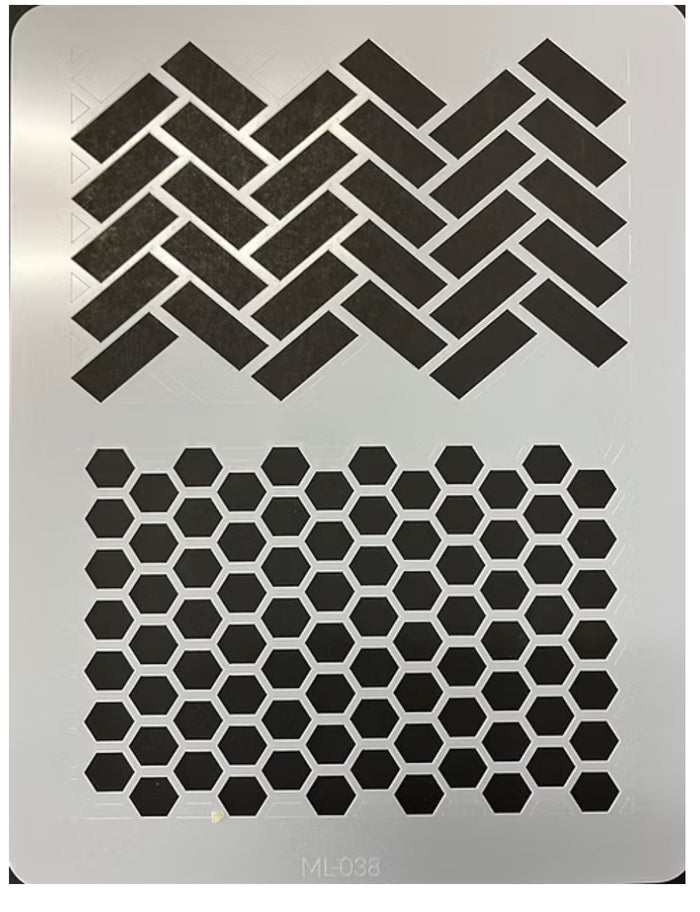 Herringbone and Honeycomb 8.25 x 11.5