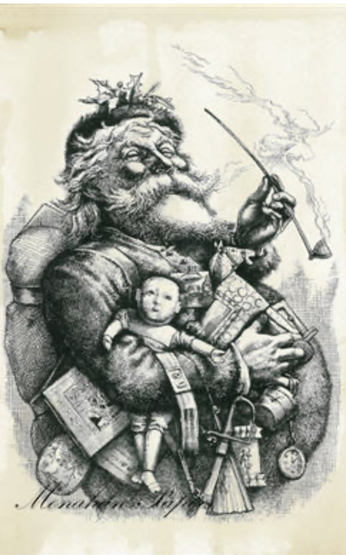 Santa With Pipe (051) SPS372