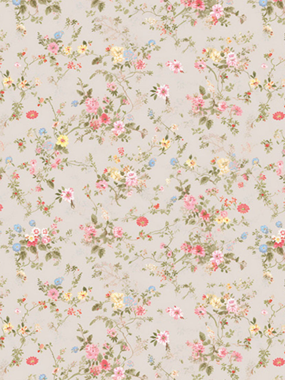 Spring Dusty Rose Florals Pattern 2025TC366