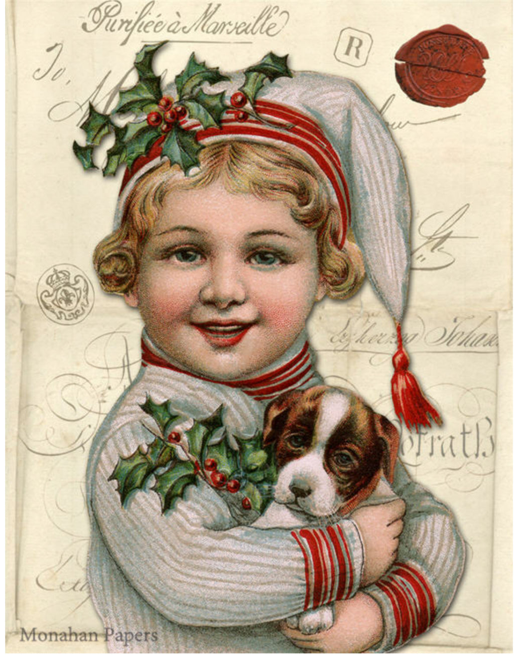 Boy and Puppy (043) C398