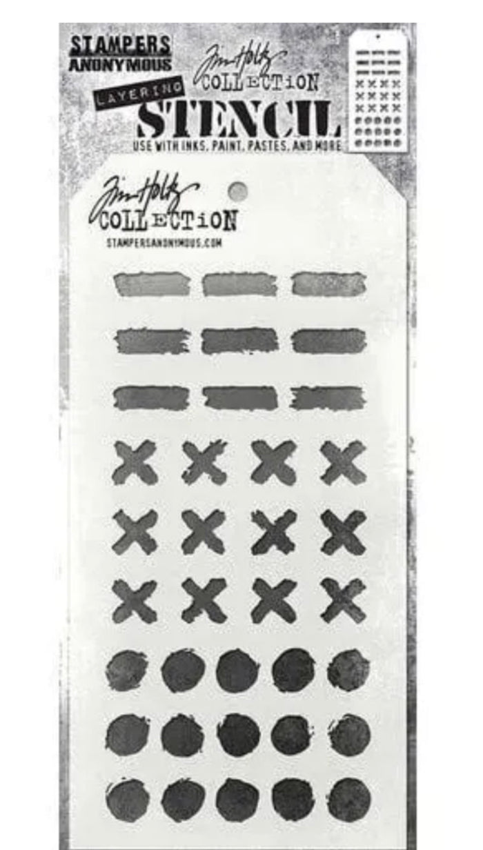 Tim Holtz Stencil Markings