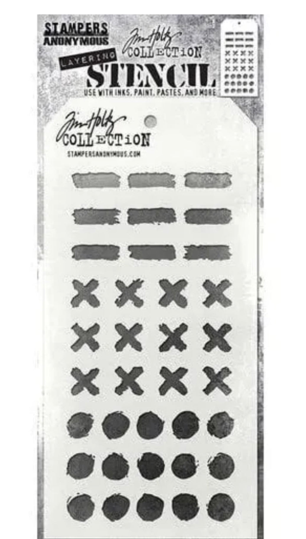 Tim Holtz Stencil Markings