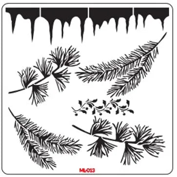 Winter Traditions Stencil by Mara