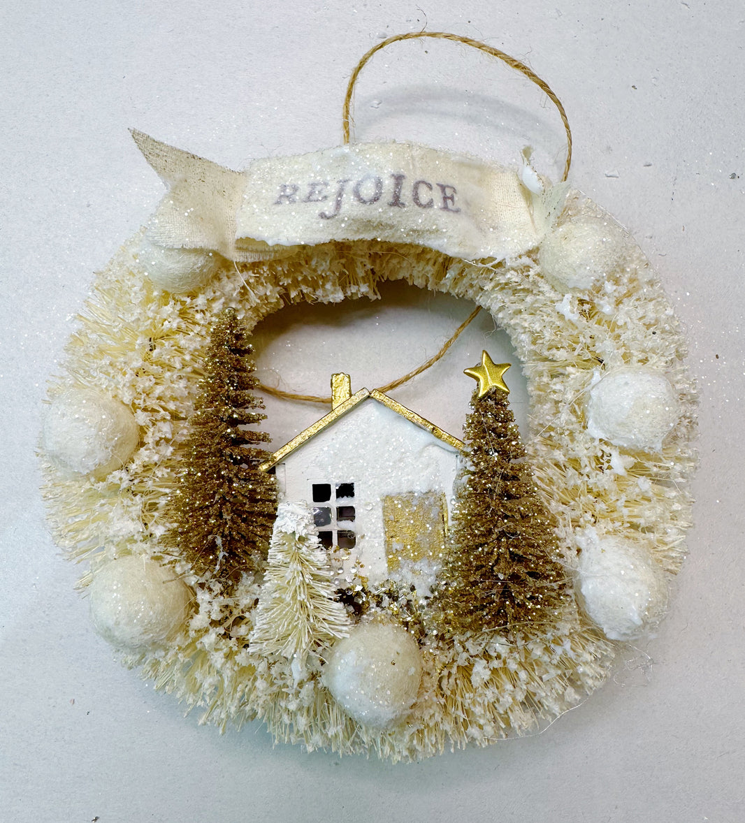 Sisal Wreath Ornament