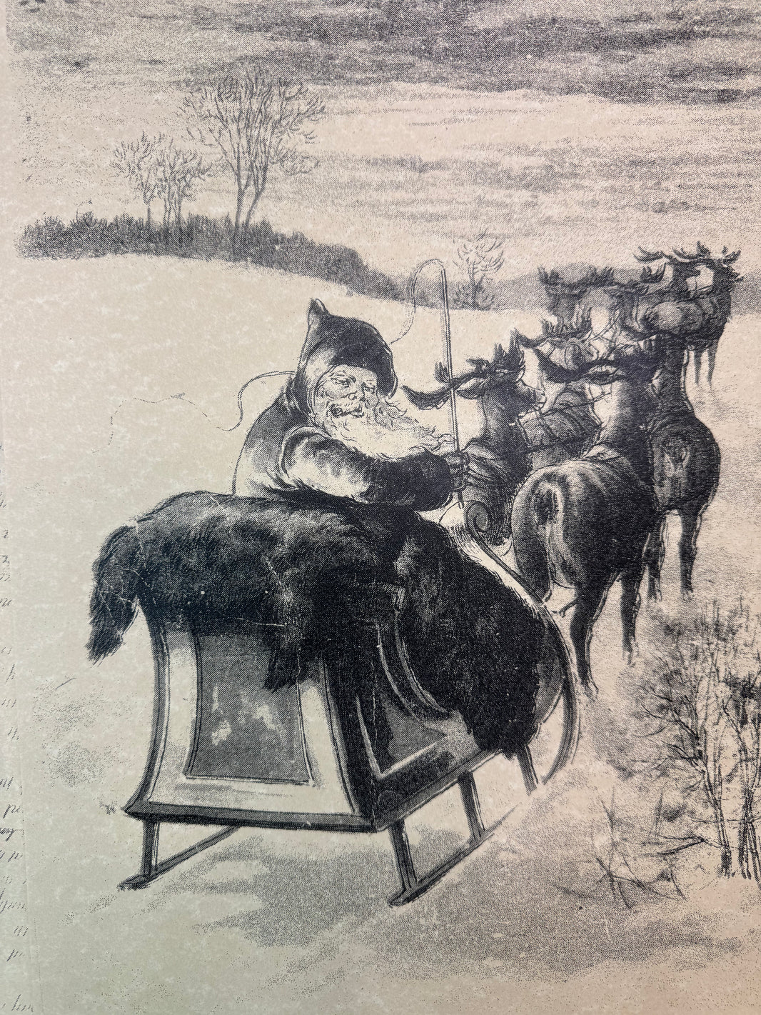 Santa in sleigh (051) sps52