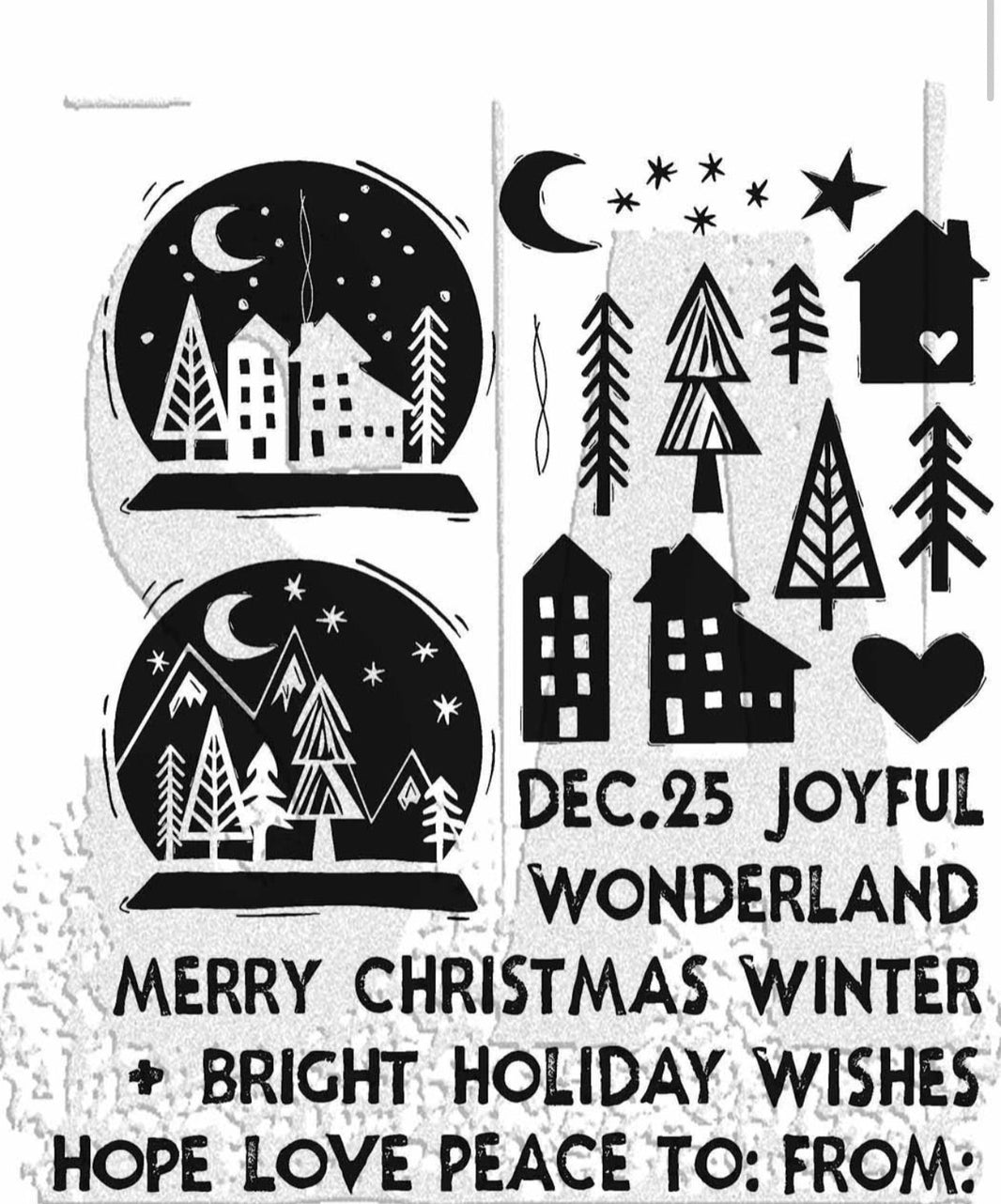 Tim Holtz Festive Print