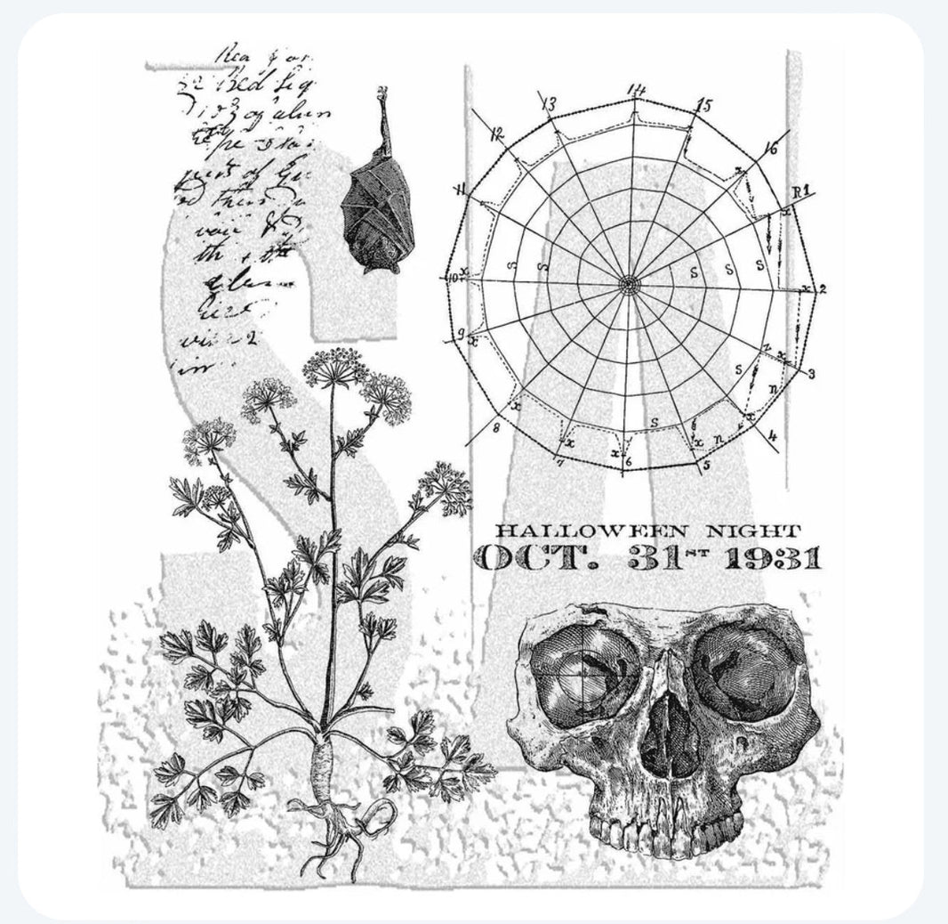 Tim Holtz Stamp The Oscure