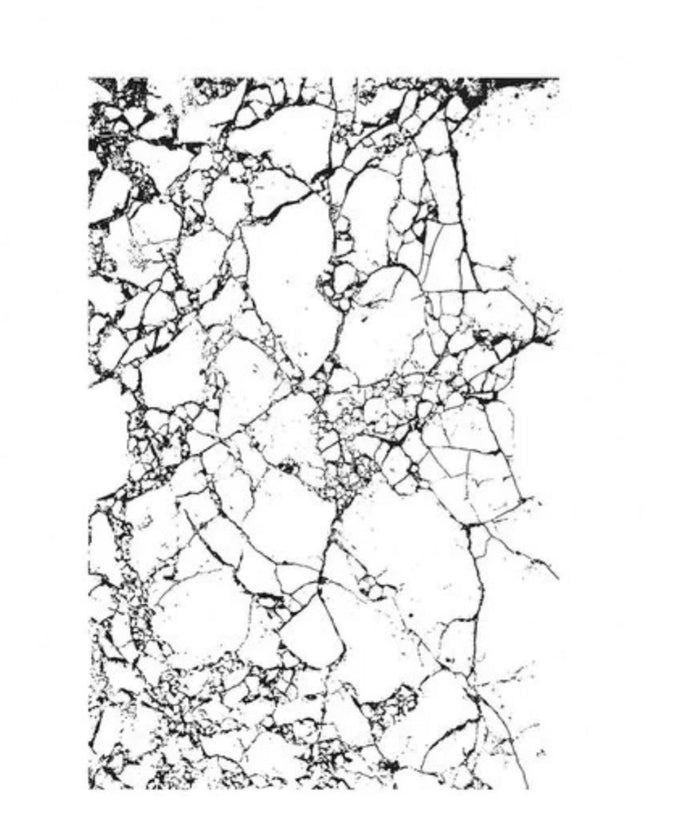 Tim Holtz Stamp Shattered with Acrylic Grid Block