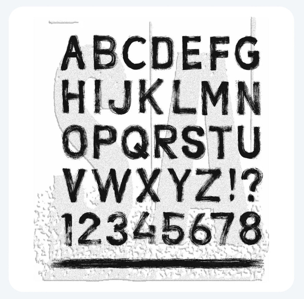 Tim Holtz Stamp Sign Painter