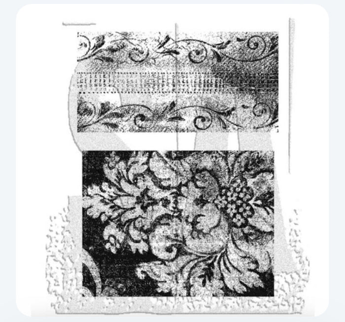 Tim Holtz Stamp Weathered Textiles