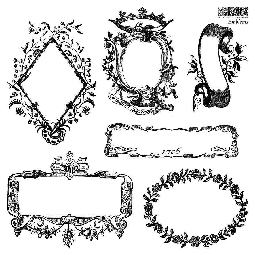 Emblems 6x6 IOD Stamp™