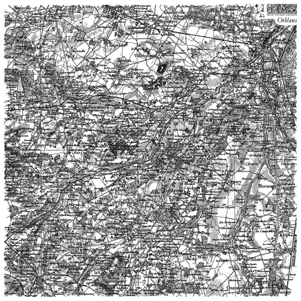Orléans 12x12 IOD Stamp