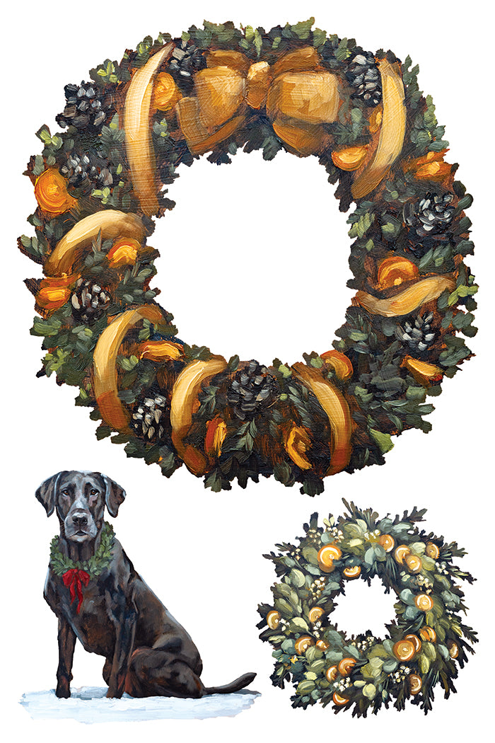 A Cotswold Christmas IOD Transfer 8x12 Padâ„¢