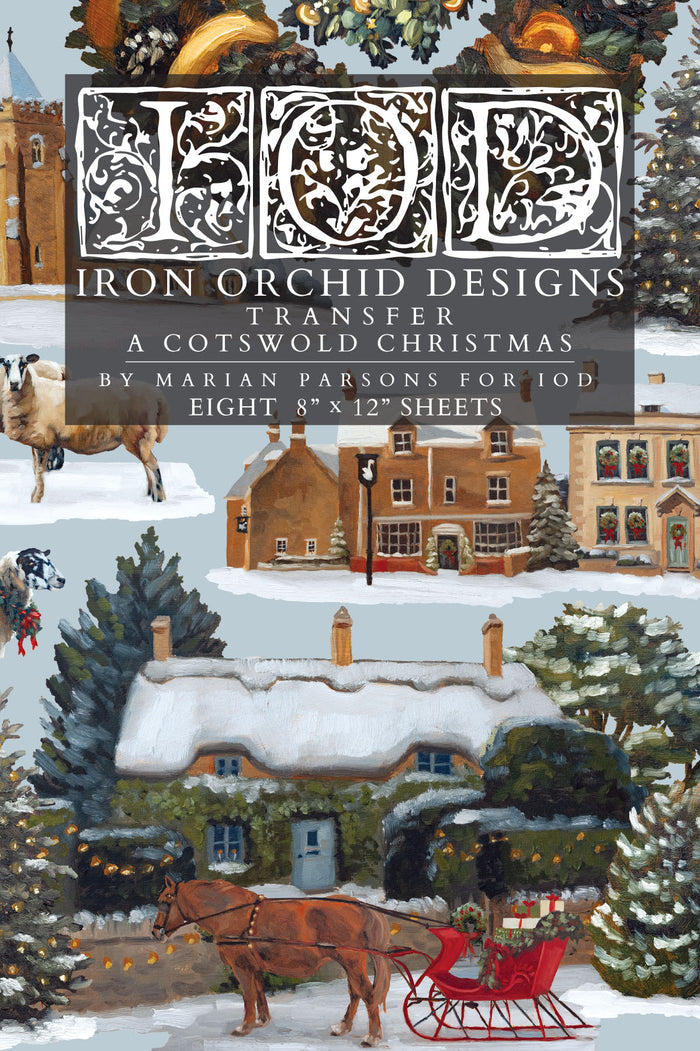 A Cotswold Christmas IOD Transfer 8x12 Pad™
