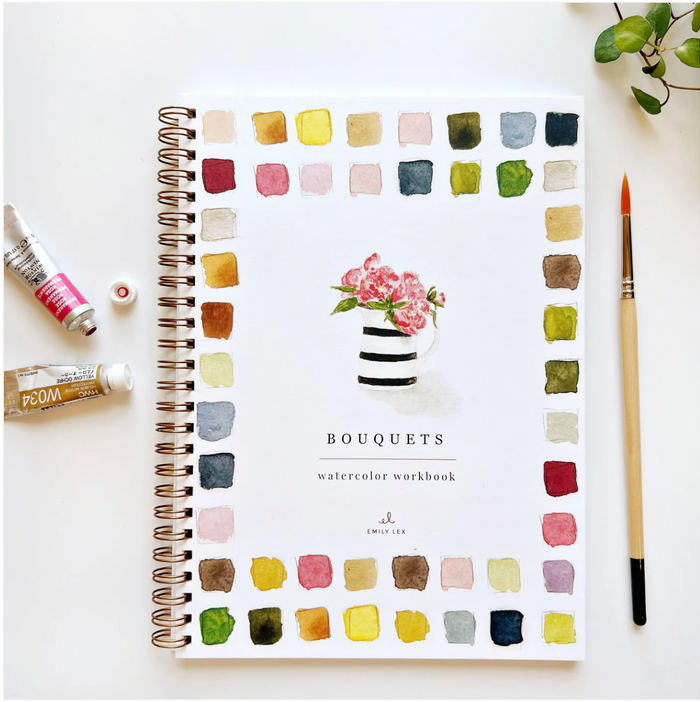 Emily Lex Watercolor Books Bouquets