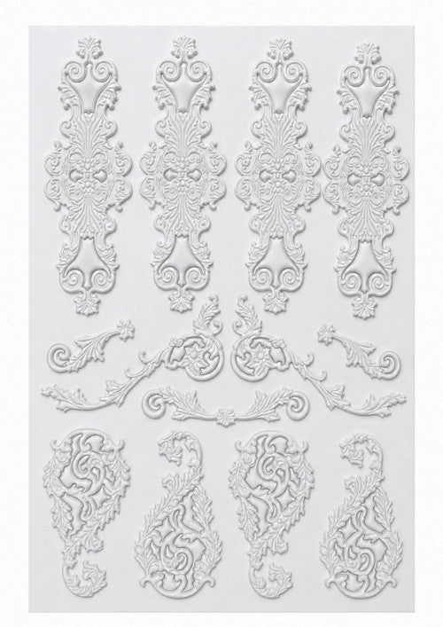 LaBlanche Baroque Scrollwork Embellishment Sticker Sheet