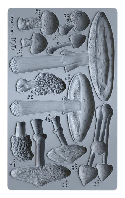 Toadstool IOD Décor Mould