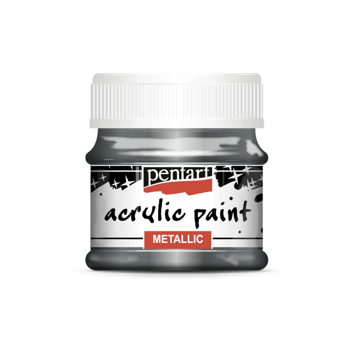 Acrylic paint metallic, design by Pentart, arts & entertainment > hobbies & creative arts > arts & crafts, for decoupage and crafting
