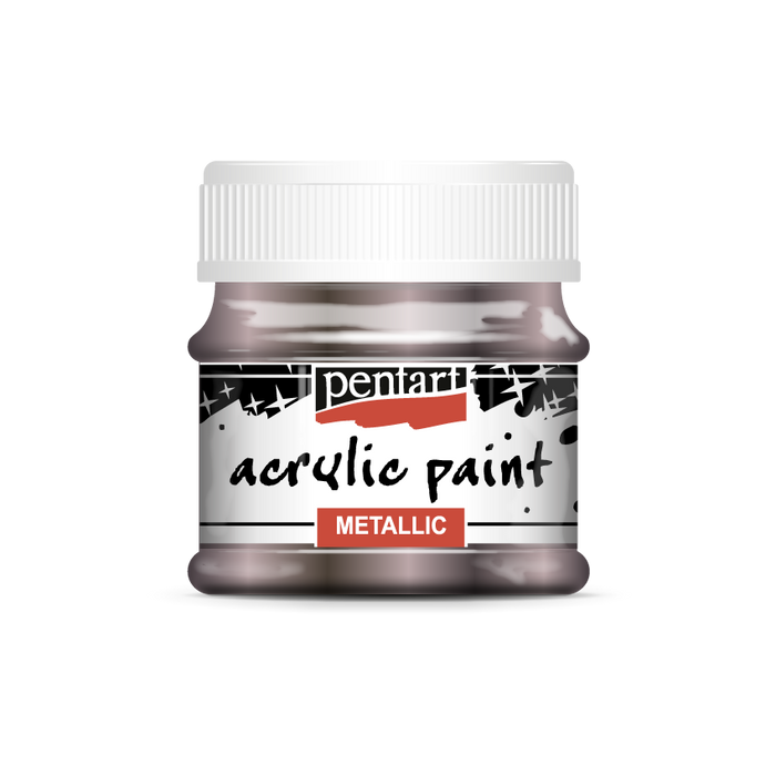 Acrylic paint metallic, design by Pentart, arts & entertainment > hobbies & creative arts > arts & crafts, for decoupage and crafting