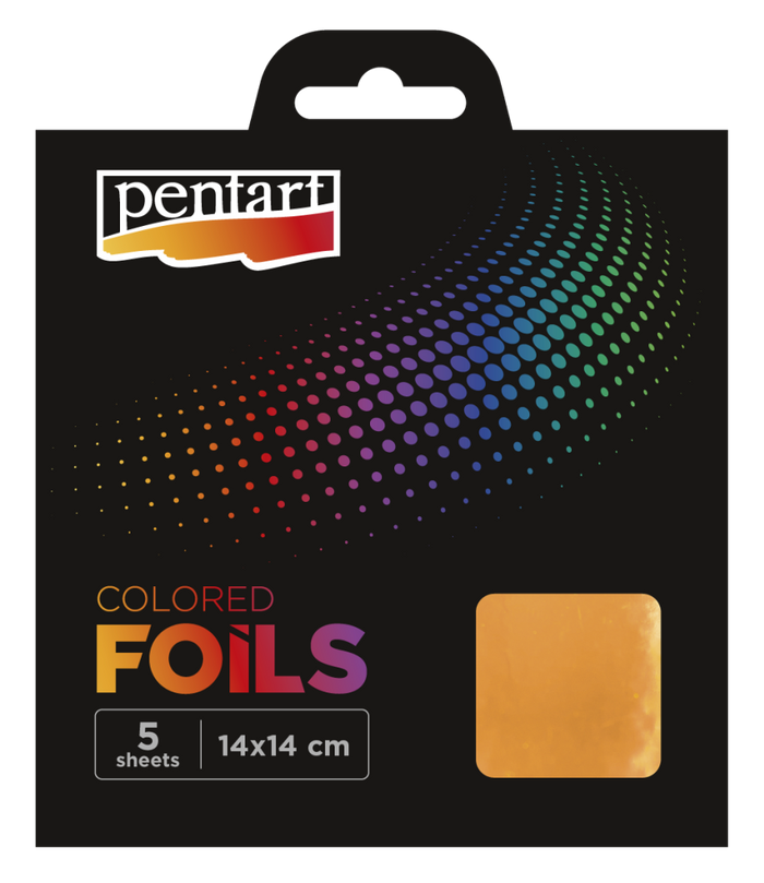 Colored Foil Sheets 5 Sheets Pack