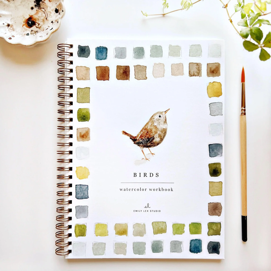 Emily Lex Watercolor Books Birds