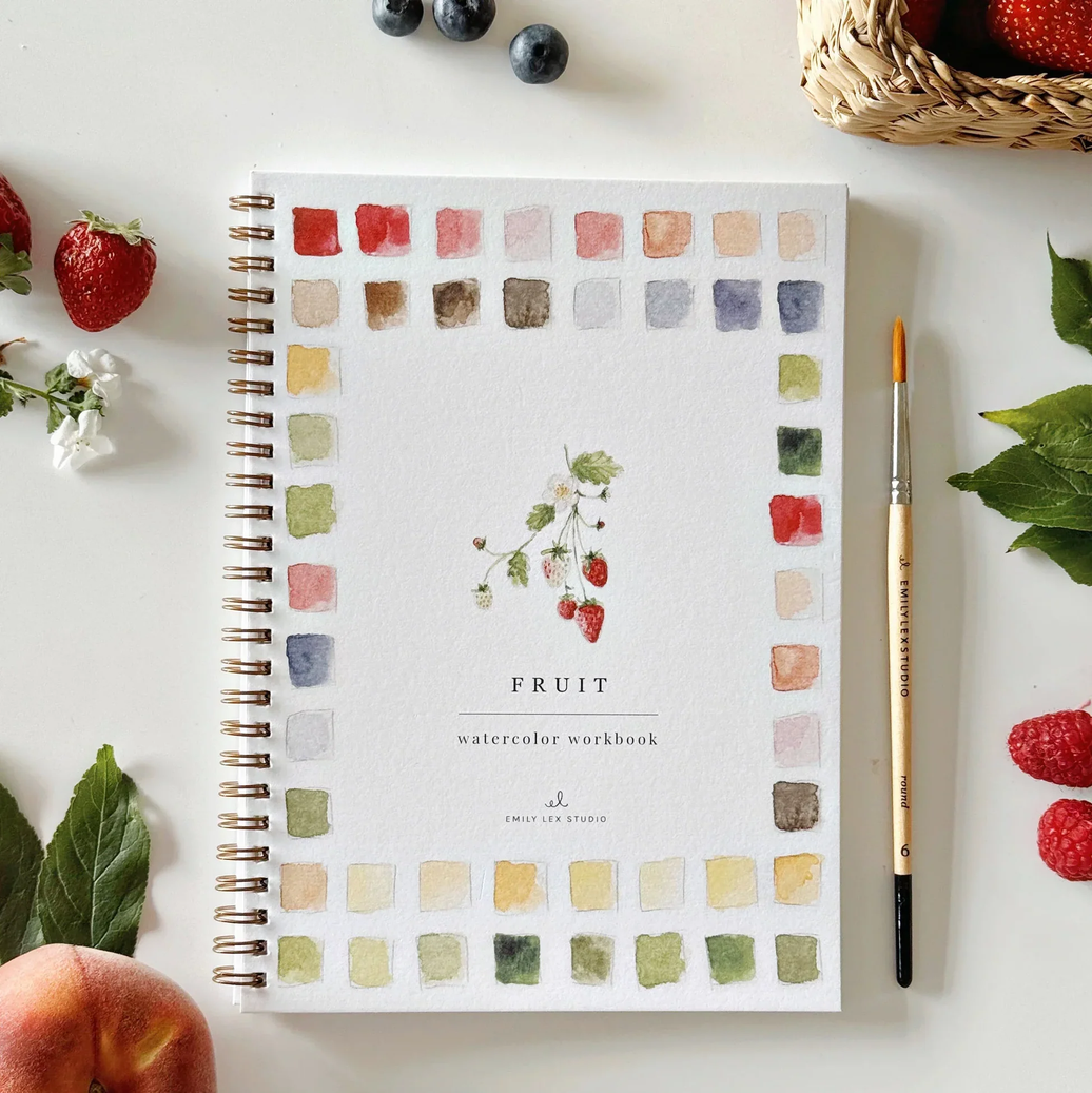 Emily Lex Watercolor Books Fruit