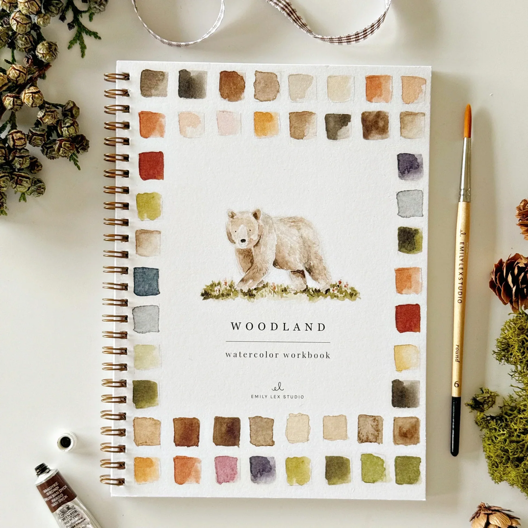 Emily Lex Watercolor Books Woodland