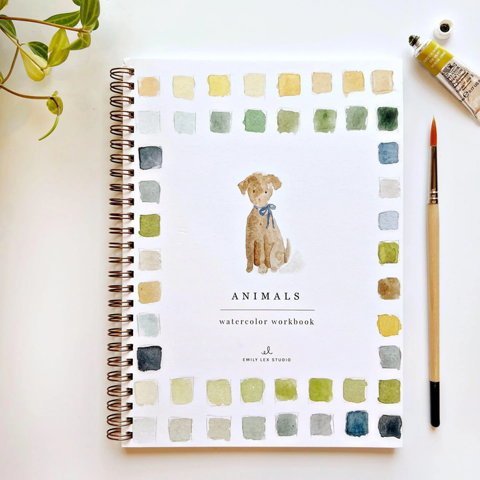 Emily Lex Watercolor Books Animals