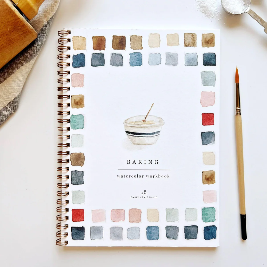 Emily Lex Watercolor Books Baking