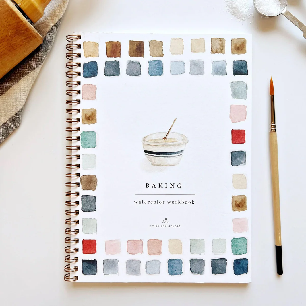 Emily Lex Watercolor Books Baking