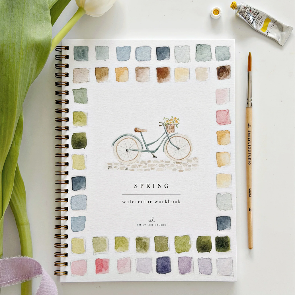 Emily Lex Watercolor Books Spring