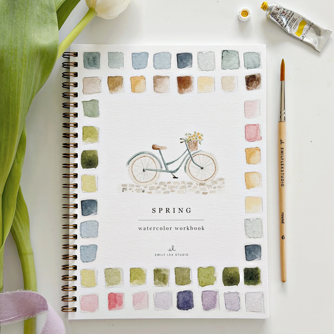 Emily Lex Watercolor Books Spring